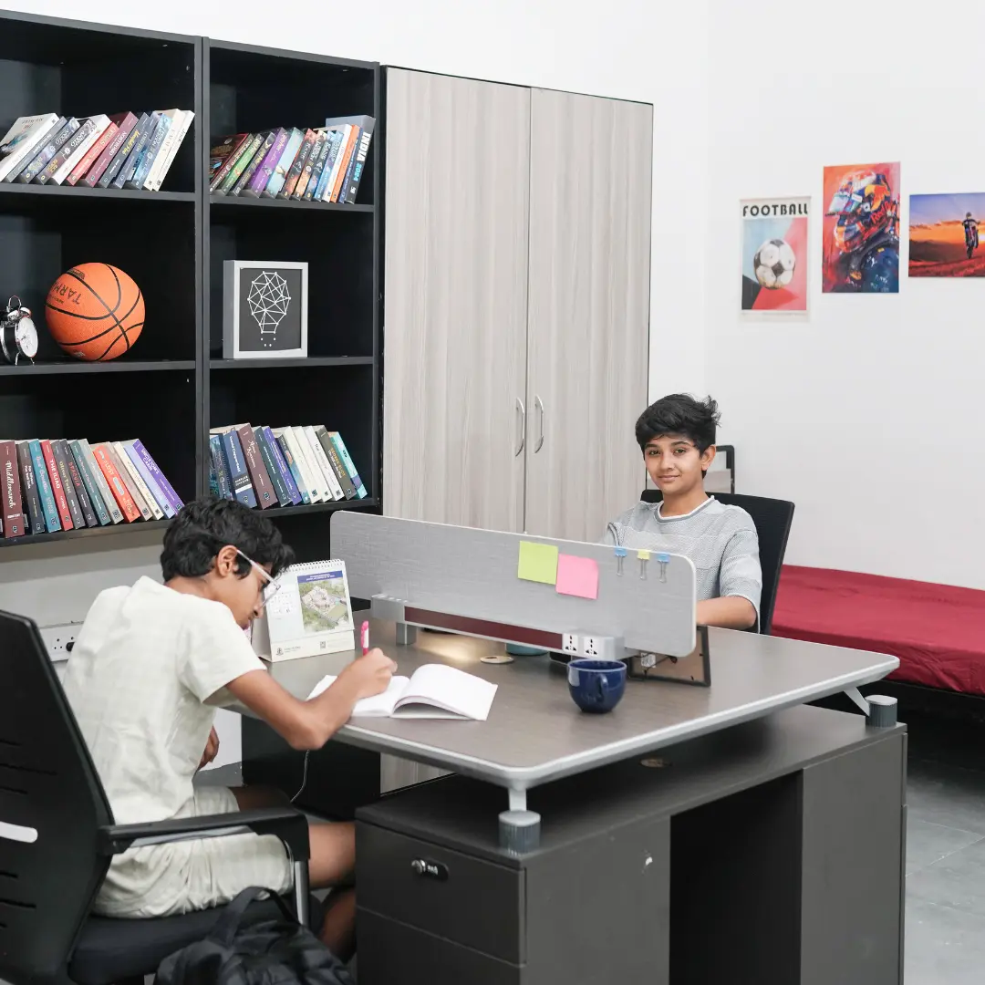 Students enjoying daily life at Manchester Global School boarding campus
